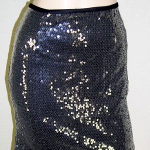 Calvin Klein NWT Sequined Mini Skirt #5066